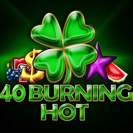 Slots logo of 40 Burning Hot from Amusnet Interactive at Boomzino Casino