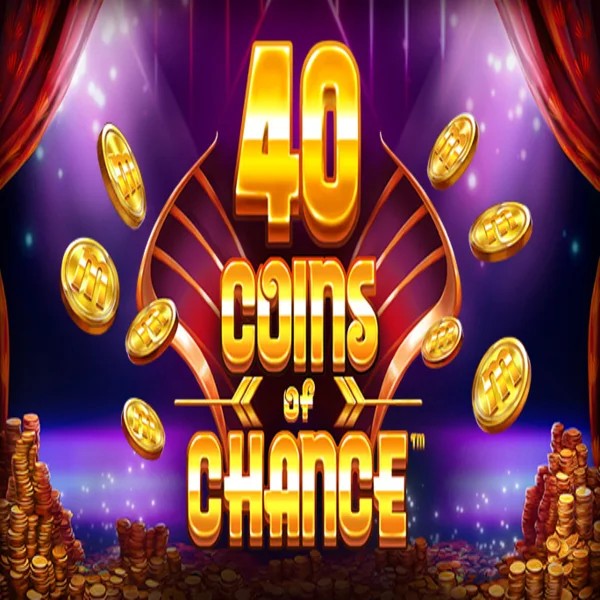 Slots logo of 40 Coins of Chance from SYNOT Games at Boomzino Casino