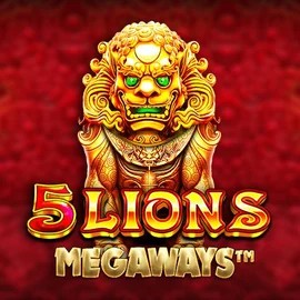 Play the 5 Lions Megaways slot by Pragmatic Play on Boomzino Casino