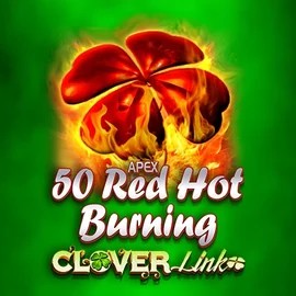 Enjoy 50 Red Hot Burning Clover Links by Novomatic – logo hosted on boomzinocasinoo.com