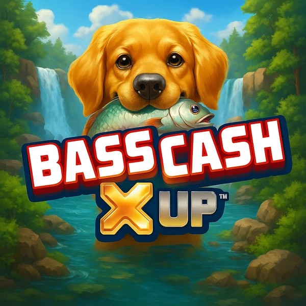 Bass Cash X UP casino game by Alchemy Gaming – featured logo at Boomzino Casino