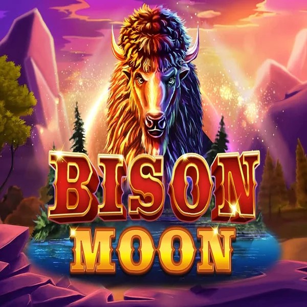 Official Slots logo: Bison Moon by Northern Lights Gaming at Boomzino Casino