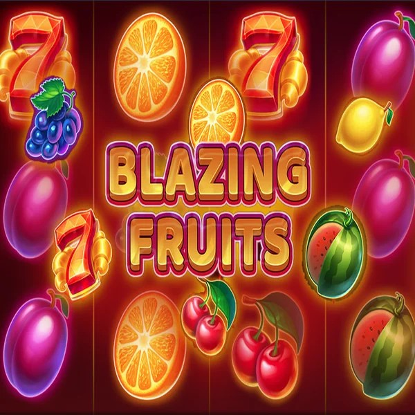 Blazing Fruits online game logo by Inbet Games on boomzinocasinoo.com
