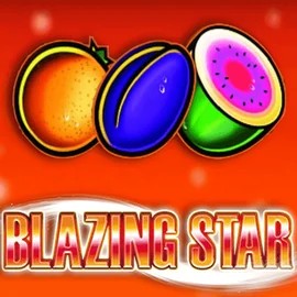 Blazing Star slot logo by Merkur Gaming at Boomzino Casino