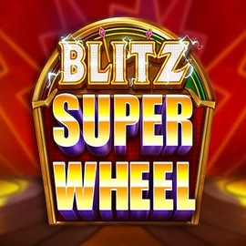 Blitz Super Wheel slot logo by Pragmatic Play at Boomzino Casino