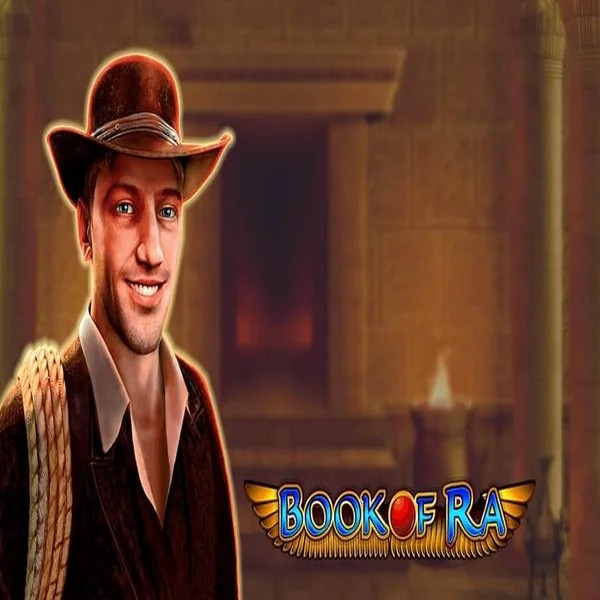 Book of Ra slot icon by Greentube, available at Boomzino Casino