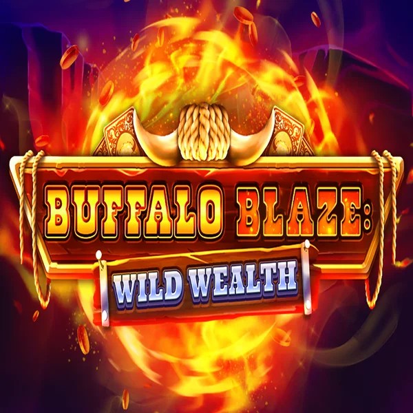 Buffalo Blaze Wild Wealth logo by OctoPlay at Boomzino Casino