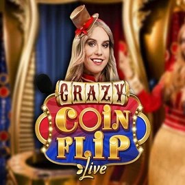Enjoy Crazy Coin Flip by Evolution – logo hosted on boomzinocasinoo.com