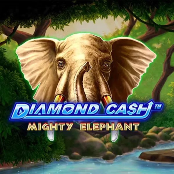 Diamond Cash Mighty Elephant by Greentube, showcased at boomzinocasinoo.com – game logo