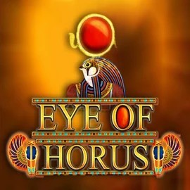 Eye of Horus logo by RTG (Reel Time Gaming) at Boomzino Casino