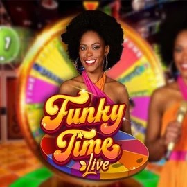 Funky Time slot visual from Evolution available on boomzinocasinoo.com