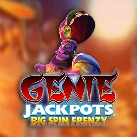 Genie Jackpots: Big Spin Frenzy online game logo by Blueprint Gaming on boomzinocasinoo.com