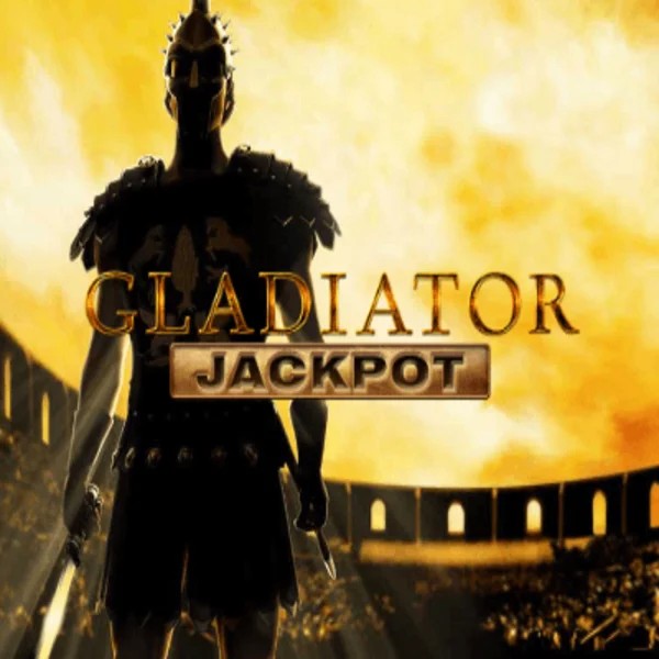 Gladiator Jackpot logo – Slots by Playtech at Boomzino Casino