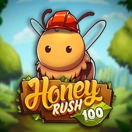 Honey Rush 100 slot visual from Play'n GO available on boomzinocasinoo.com