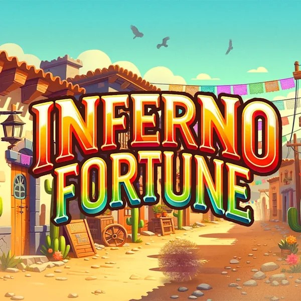 Inferno Fortune online game logo by Atomic Slot Lab on boomzinocasinoo.com