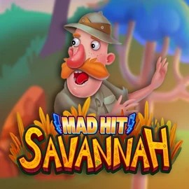Official Slots logo: Mad Hit Savannah by RubyPlay at Boomzino Casino
