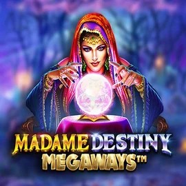 Madame Destiny Megaways slot visual from Pragmatic Play available on boomzinocasinoo.com