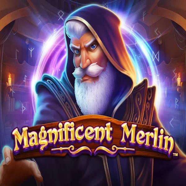 Magnificent Merlin logo by Greentube at Boomzino Casino