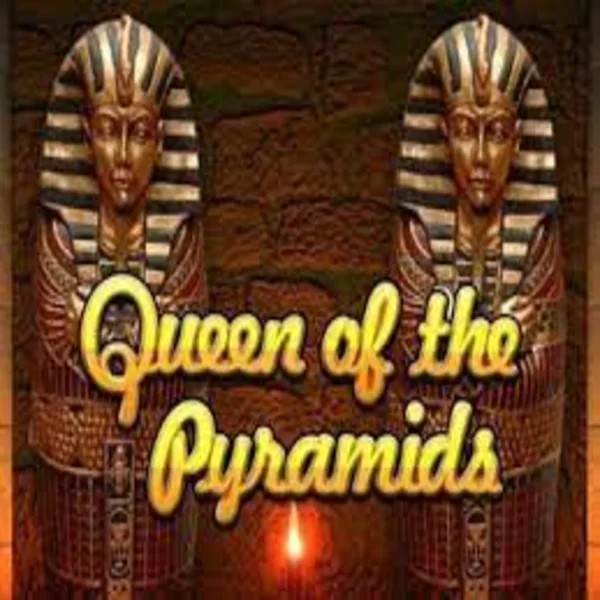 Queen of the Pyramids casino game by Playtech – featured logo at Boomzino Casino