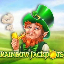 Rainbow Jackpots slot icon by Red Tiger Gaming, available at Boomzino Casino