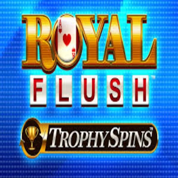 Royal Flush Trophy Spins by Greentube, showcased at boomzinocasinoo.com – game logo