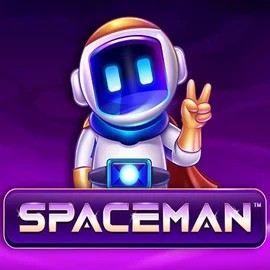 Spaceman online game logo by Pragmatic Play on boomzinocasinoo.com