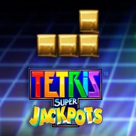 Tetris Super Jackpots by WMS, showcased at boomzinocasinoo.com – game logo