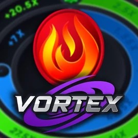 Vortex (Turbo Games) logo by Turbo Games at Boomzino Casino
